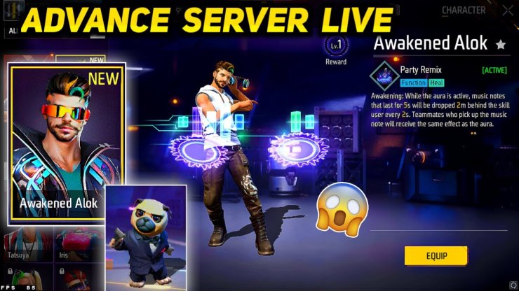 Free Fire Advance Server Live - New Map, New Character, New System