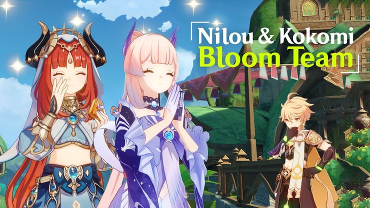 Nilou And Kokomis Bloom Team