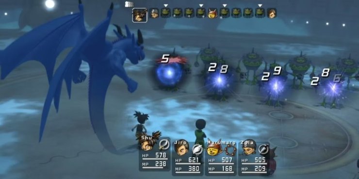 Blue Dragon Xbox 360 Combat