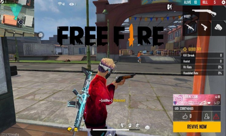 Free Fire Lose The Game