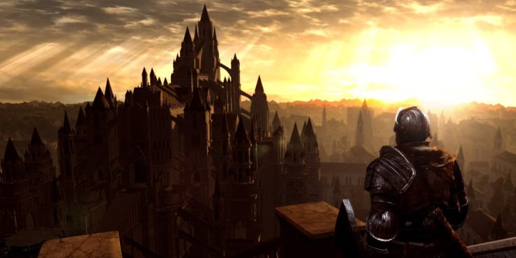 Dark Souls Anor Londo With Character