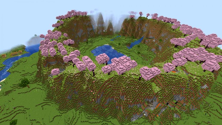 Minecraft Seeds Cherry Blossom