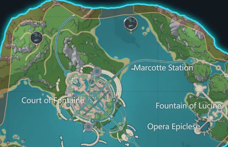 Aircraft Locations In Court Of Fontaine