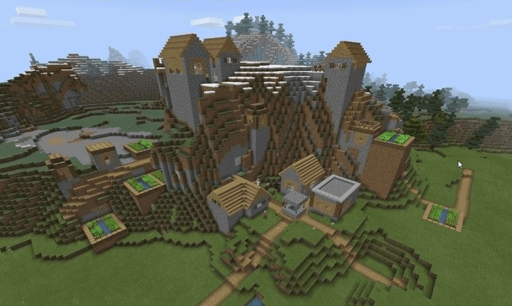 Icebound Blacksmith Village Minecraft