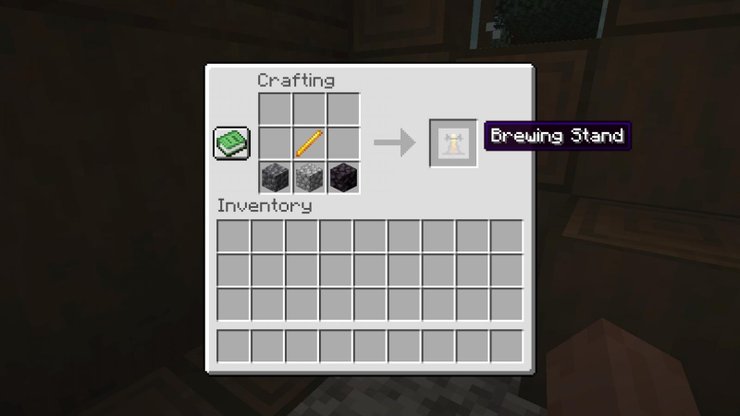 Minecraft Brewing Stand Recipe