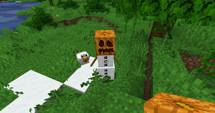 Pumpkin Golem Minecraft