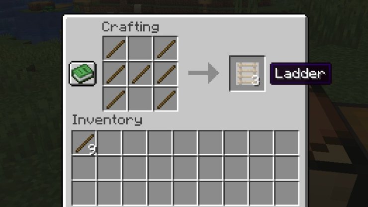 How To Make A Ladder In Minecraft