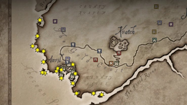 Oblivion Remaster Nirnroot Locations Map Anvil