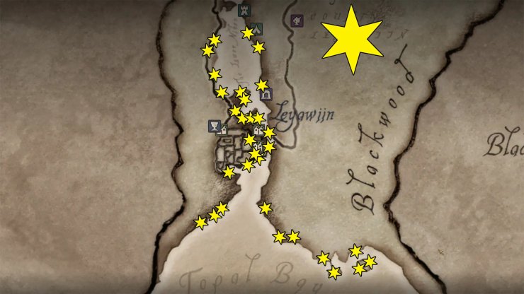 Oblivion Remaster Nirnroot Locations Map Leyawiin