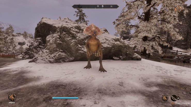 A Clannfear In Oblivion Remastered