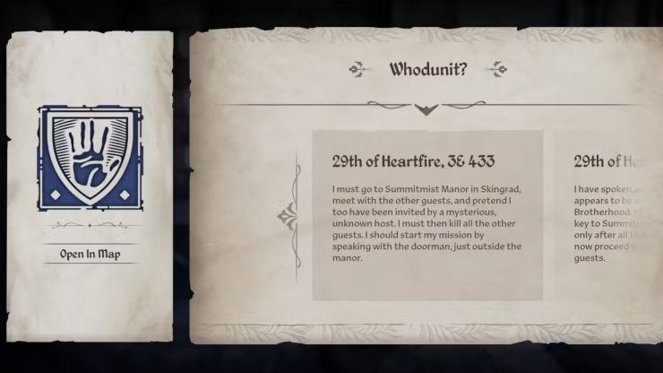 Oblivion Remastered Whodunit quest