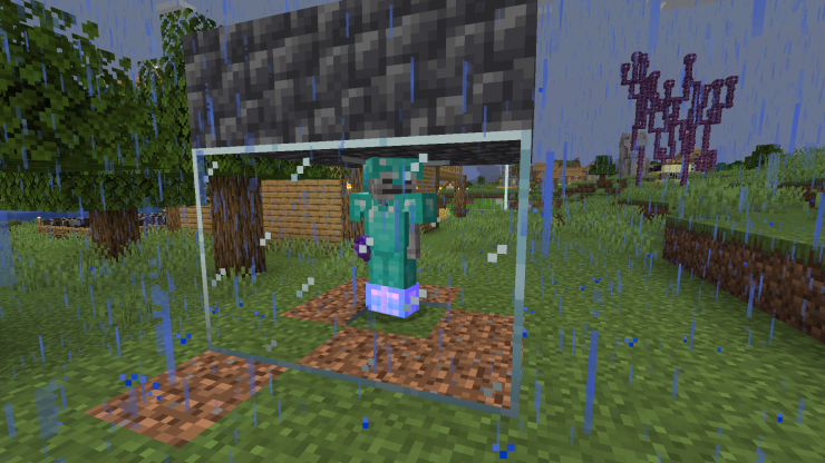 I Found A Skeleton Naturally Spawned In Full Diamo