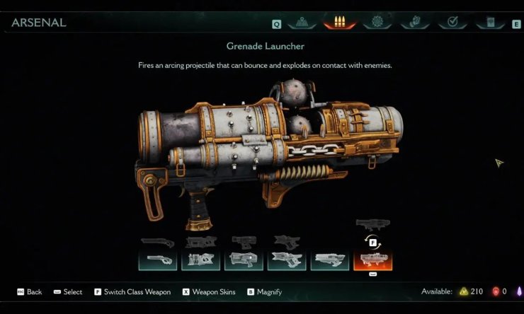 Doom The Dark Ages Grenade Launcher