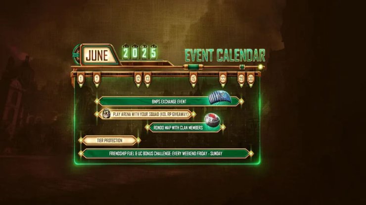 Bgmi June 2025 Event Calendar 1