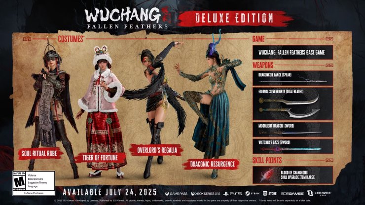 Wuchang Fallen Feathers Deluxe Edition