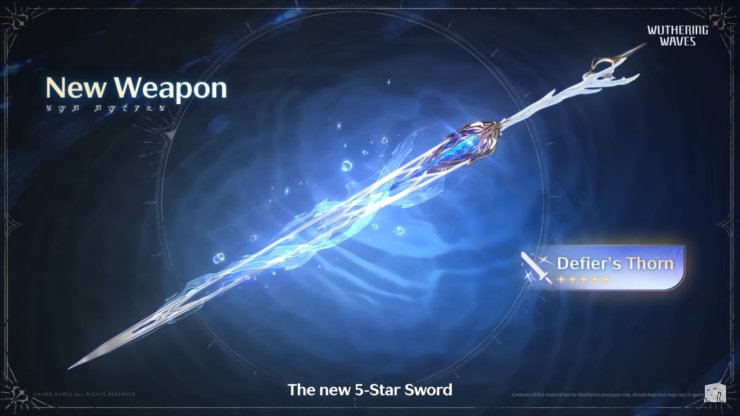 Wuwa Carthetyis Sword