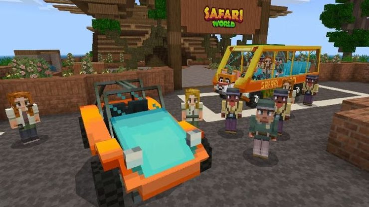 Safari World Screenshot Of Characters Standing Nex