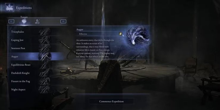 Elden Ring Nightreign Augur Elemental Weakness