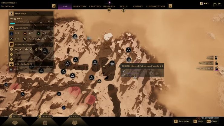 Choam Mineral Map