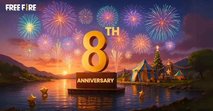 Free Fire Max 8th Anniversary Celebrations 2025 06