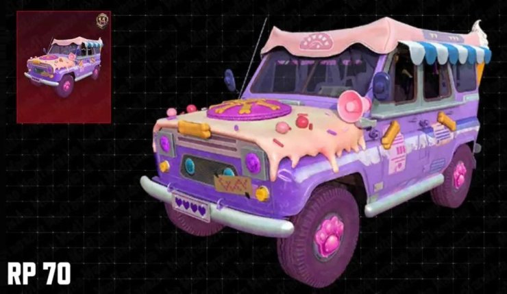 Chow Blaster Uaz Finish In Pubg Mobile A14 Royale