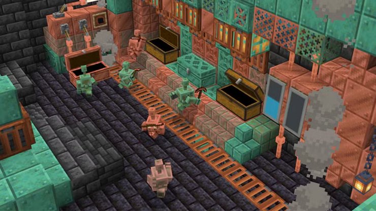 Copper Golems Hard At Work