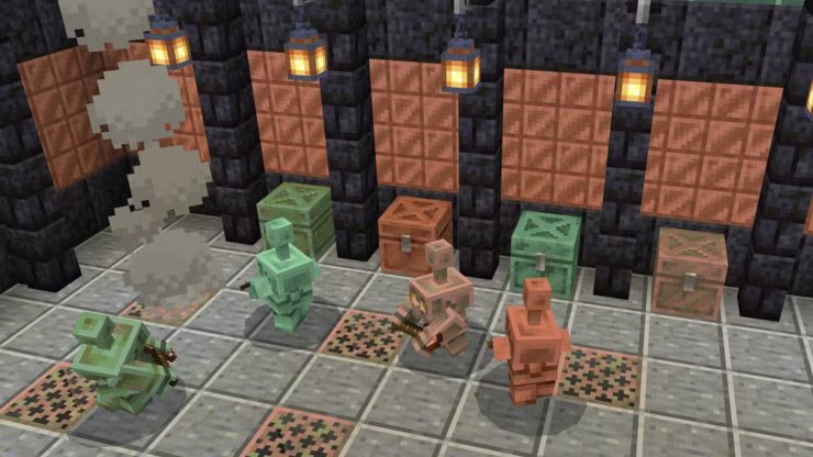 The Copper Golems Open Chests