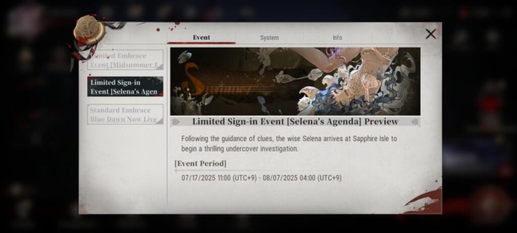 Silver And Blood Sign In Event Selenas Agenda 1024