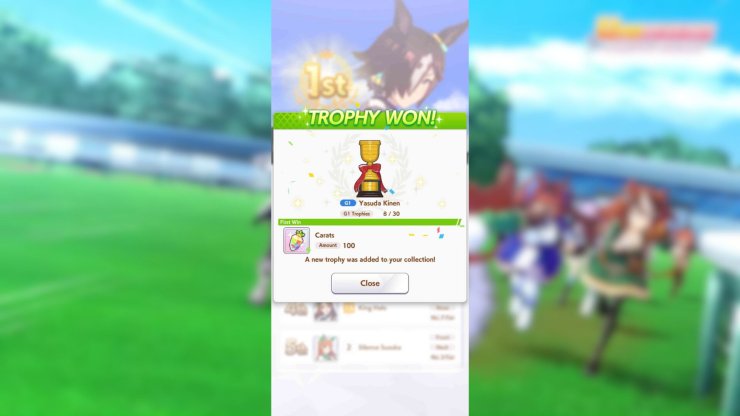 The Yasuda Kinen Trophy In Umamusume Pretty Derby