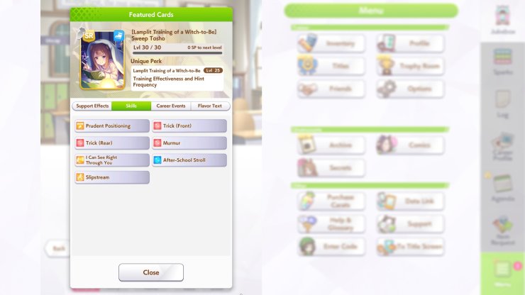 Umamusume Pretty Derby Speed Support Card Sweep To