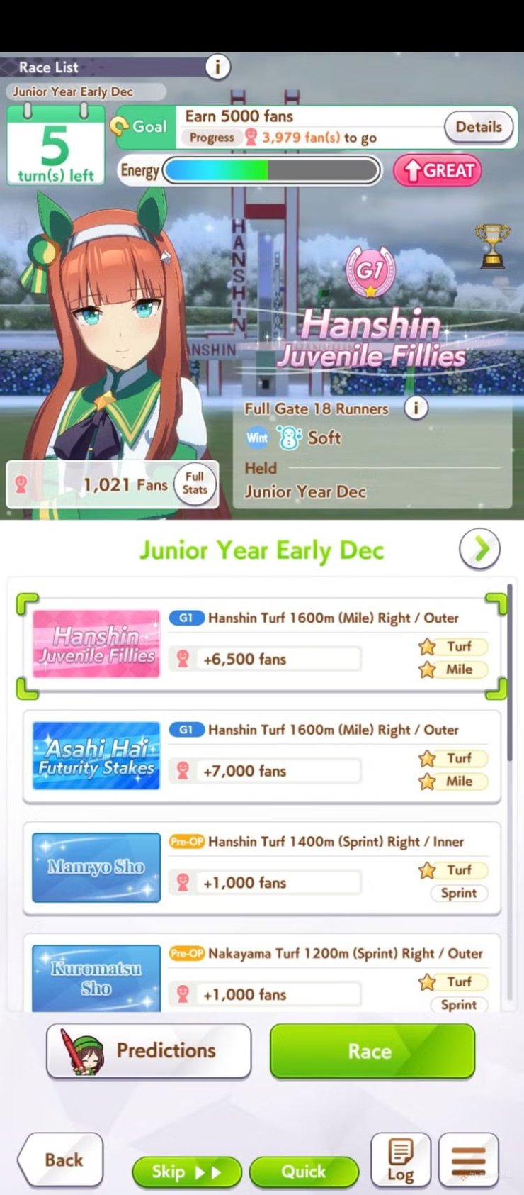 The Race Menu Is Showing Multiple Races To Partici