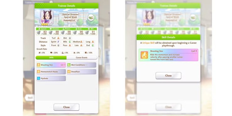 Umamusume Pretty Derby How To Level Unique Skills