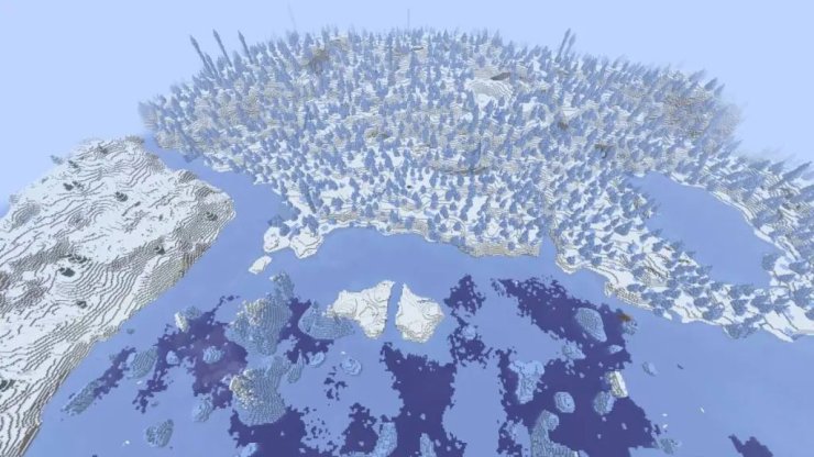 Minecraft Ice Biome Islands