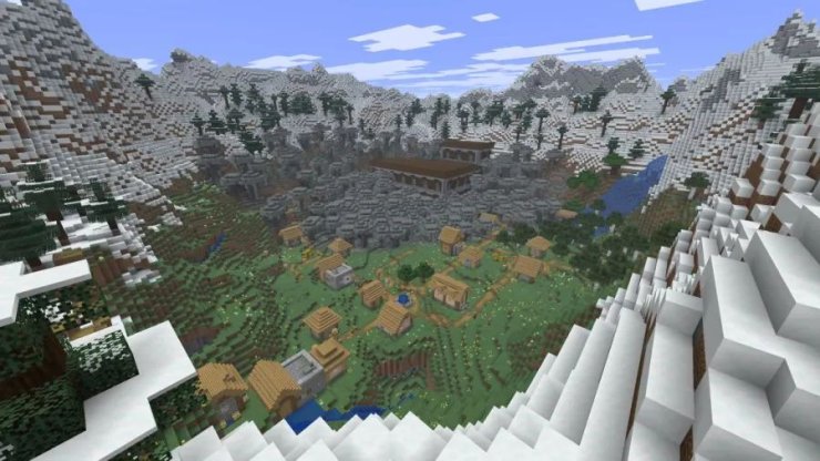 Minecraft Ice Ring Pale Garden Biome Seed