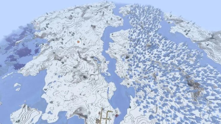 Minecraft Largest Ice Biome Seed