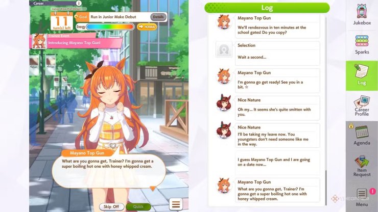 Umamusume Pretty Derby Mayano Talking About Coffee