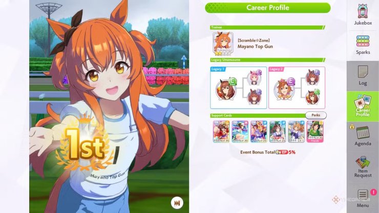 Umamusume Pretty Derby Mayano Top Gun Coming In Fi