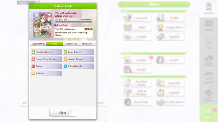 Satano Diamond 5 Best Stamina Support Cards In Uma
