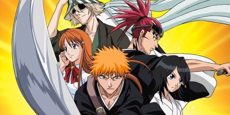Bleach Ichigo Rukia Orihime Renji Urahara
