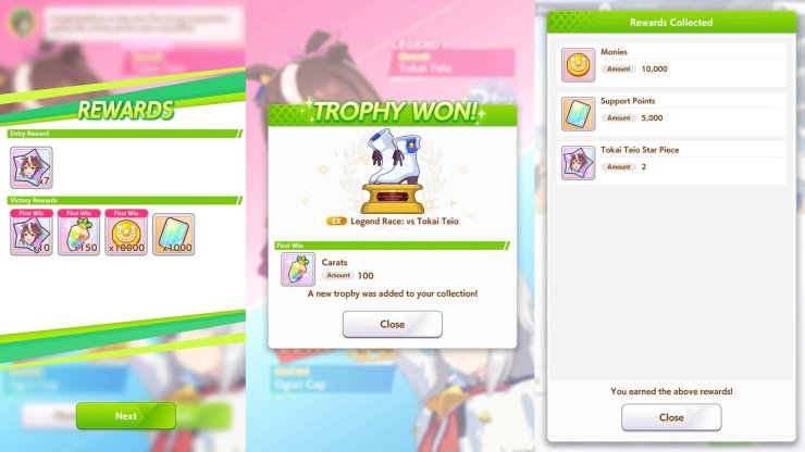 Tokai Teio Legend Race In Umamusume Pretty Derby 2