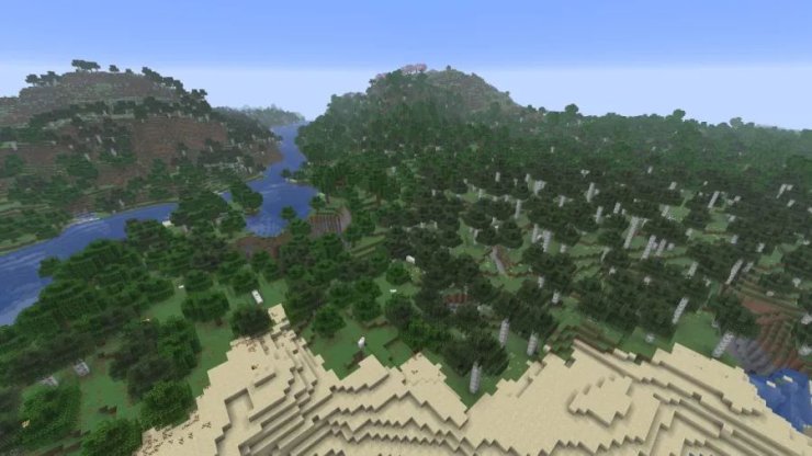 Minecraft Forest And Beaches Seed