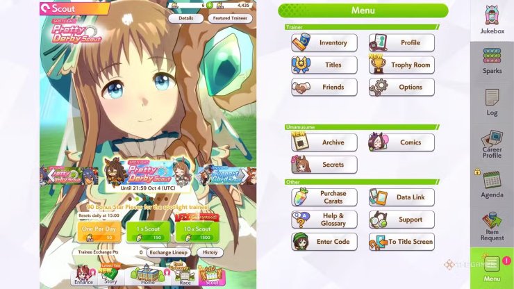 Umamusume Pretty Derby Saintly Jade Cleric Grass W