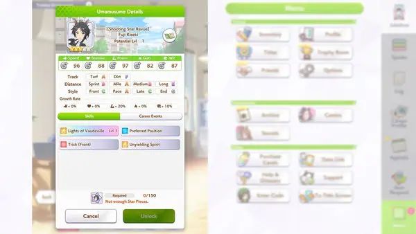 Fuji Kiseki Stats Are Shown In Umamusume Pretty De