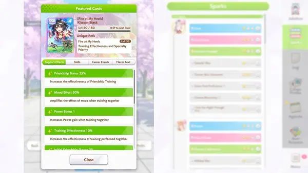 Kitasan Black Card In Umamusume Pretty Derby 