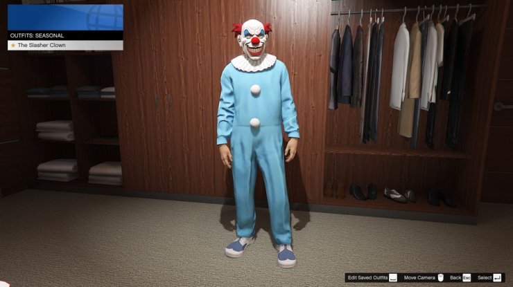The Slasher Clown Outfit