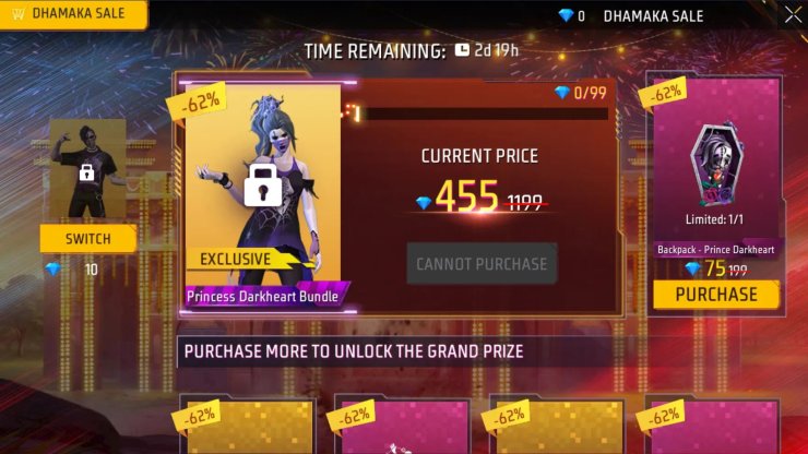 Free Fire Diwali Dhamaka Sale 3 1