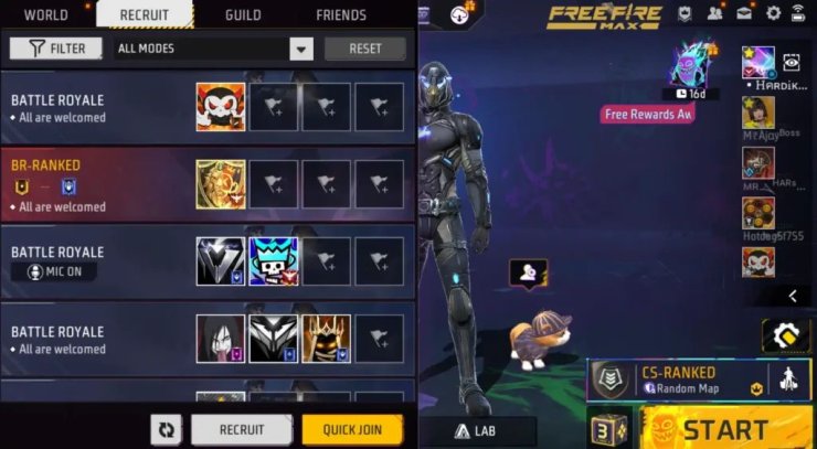 Free Fire Like Increase Using World Chat 1024x564