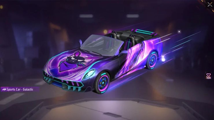 Sports Car Skin Galactic Ride Free Fire 1024x577