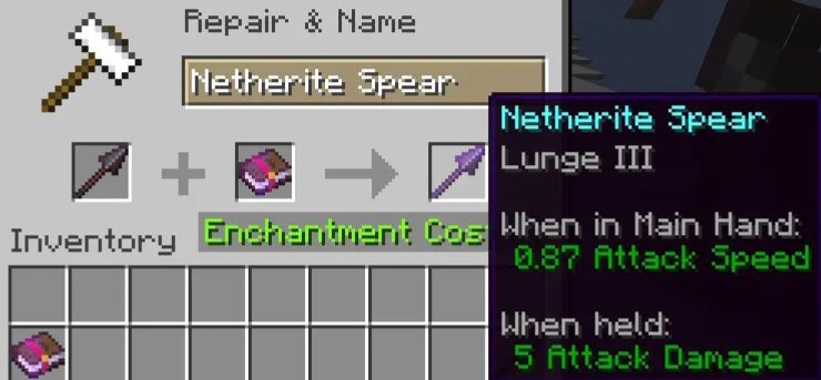 Lunge Spear Enchantment