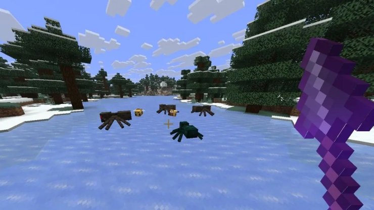 Spear Bane Of Arthropods Mobs Affected